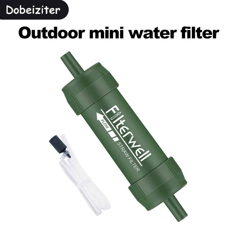 Water Purification Straw - Mini filtro de agua con pajita,
