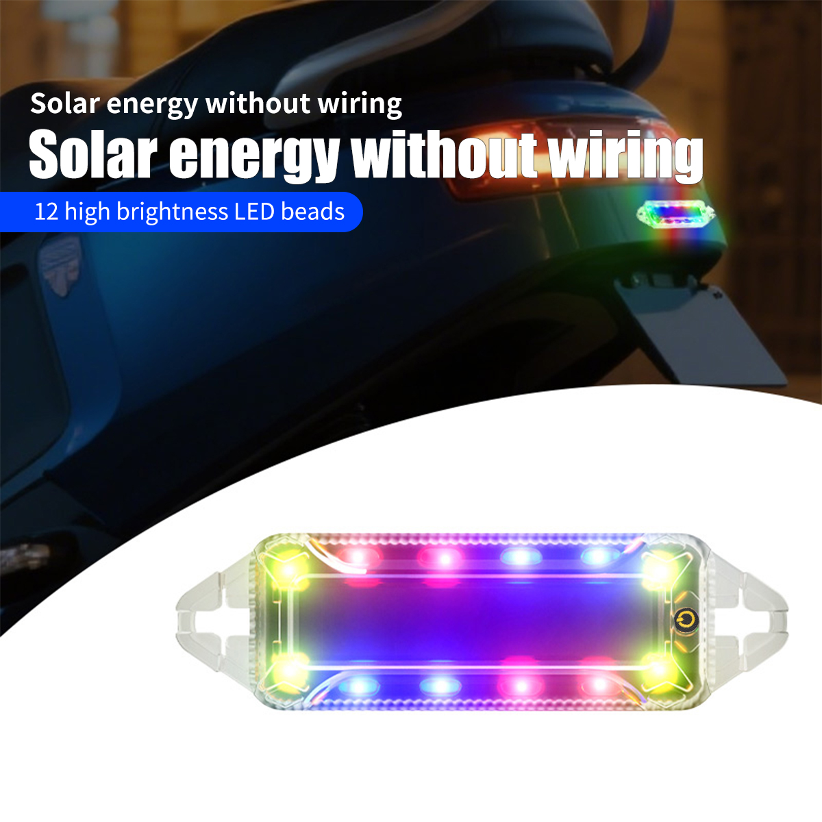 Sos Light Strobe - Luz estroboscópica LED inalámbrica con energía