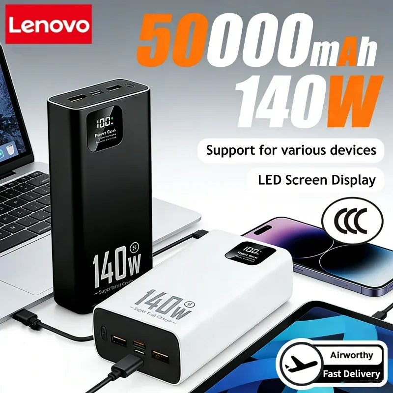 Solar Emergency Charger - Batería Externa Lenovo de 140W y