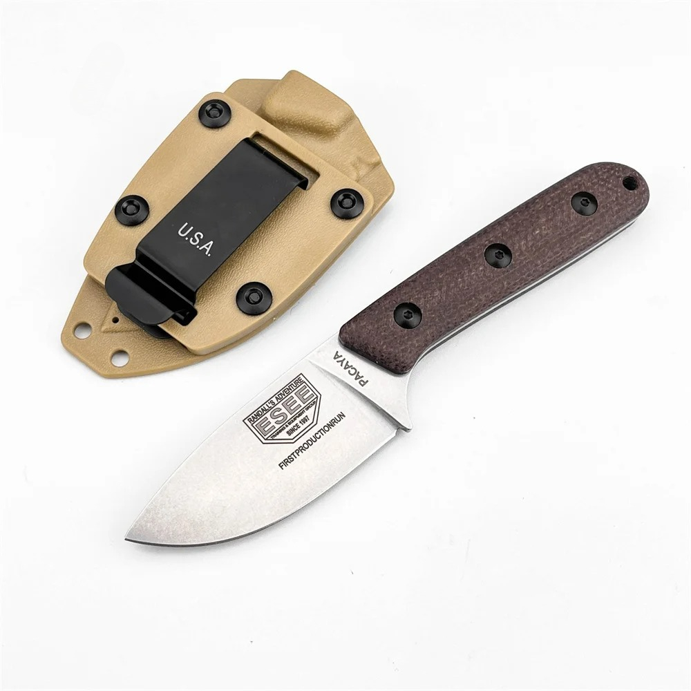 Bushcraft Knife Fixed - Cuchillo de Supervivencia de Hoja Fija