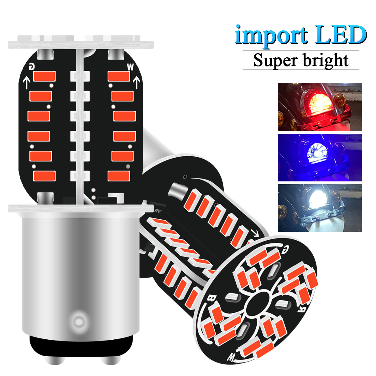 Sos Light Strobe - 1 unidad de luces traseras para