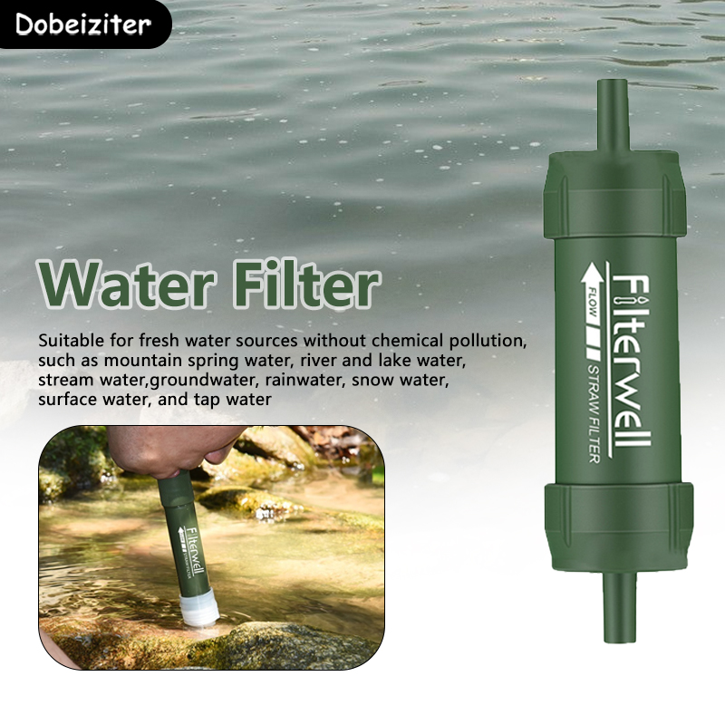 Mini filtro de agua con pajita - Water Purification Straw reseña y precio
