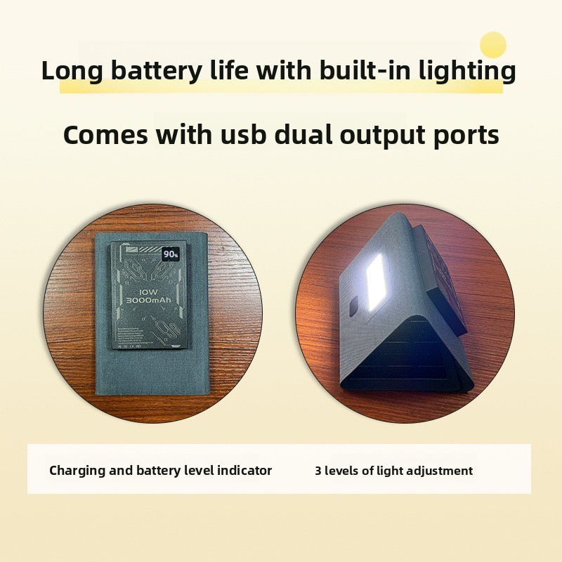 Cargador de Panel Solar Plegab - Solar Emergency Charger reseña y precio