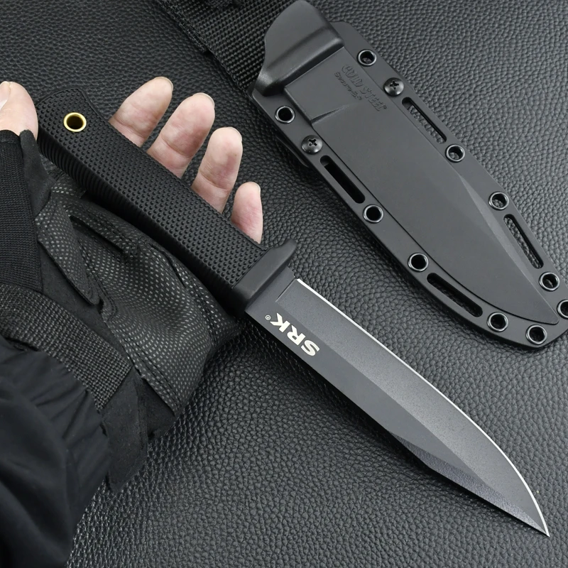 SKR hoja fija recta RN fibra d - Bushcraft Knife Fixed reseña y precio