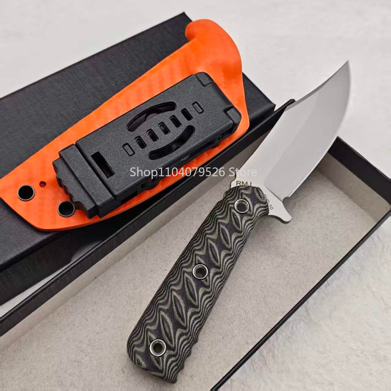 Cuchillo EDC de hoja fija RMJ, - Bushcraft Knife Fixed reseña y precio