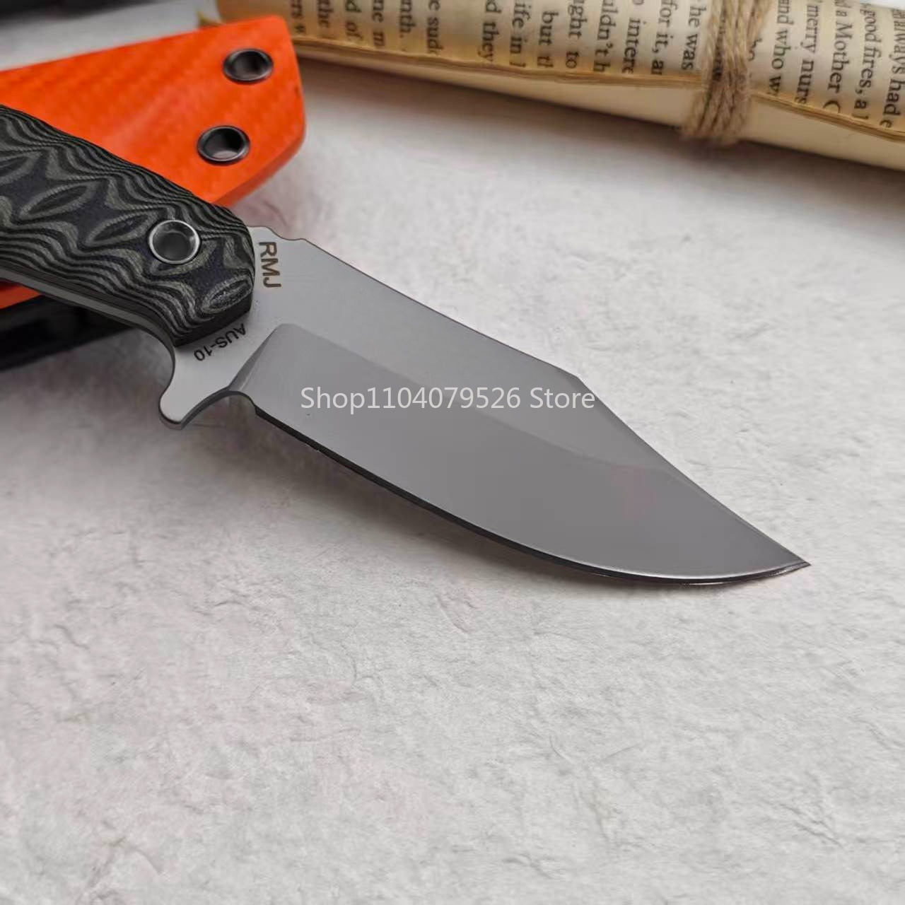 Cuchillo EDC de hoja fija RMJ, - Bushcraft Knife Fixed reseña y precio