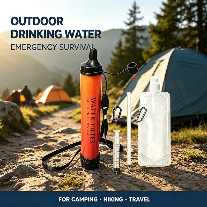 Mini filtro de agua portátil p - Water Purification Straw reseña y precio