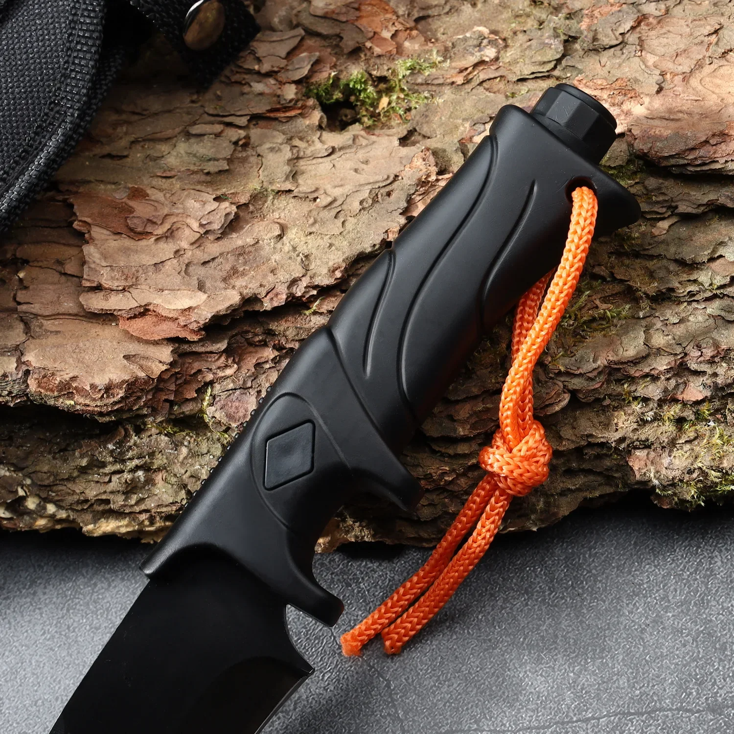 Cuchillo recto de alta dureza  - Bushcraft Knife Fixed reseña y precio