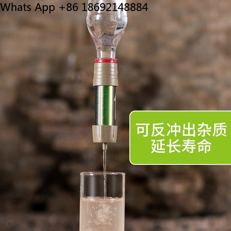 Pajita purificadora de agua pa - Water Purification Straw reseña y precio